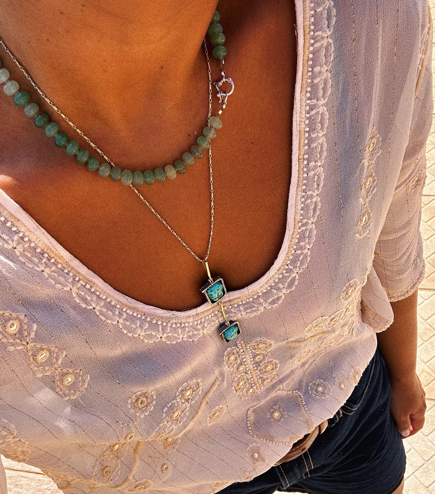 Collana Quarzo Verde